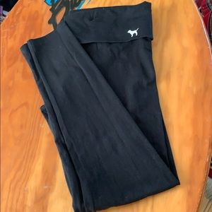 Victoria’s Secret Cotton Fold over Yoga Leggings M